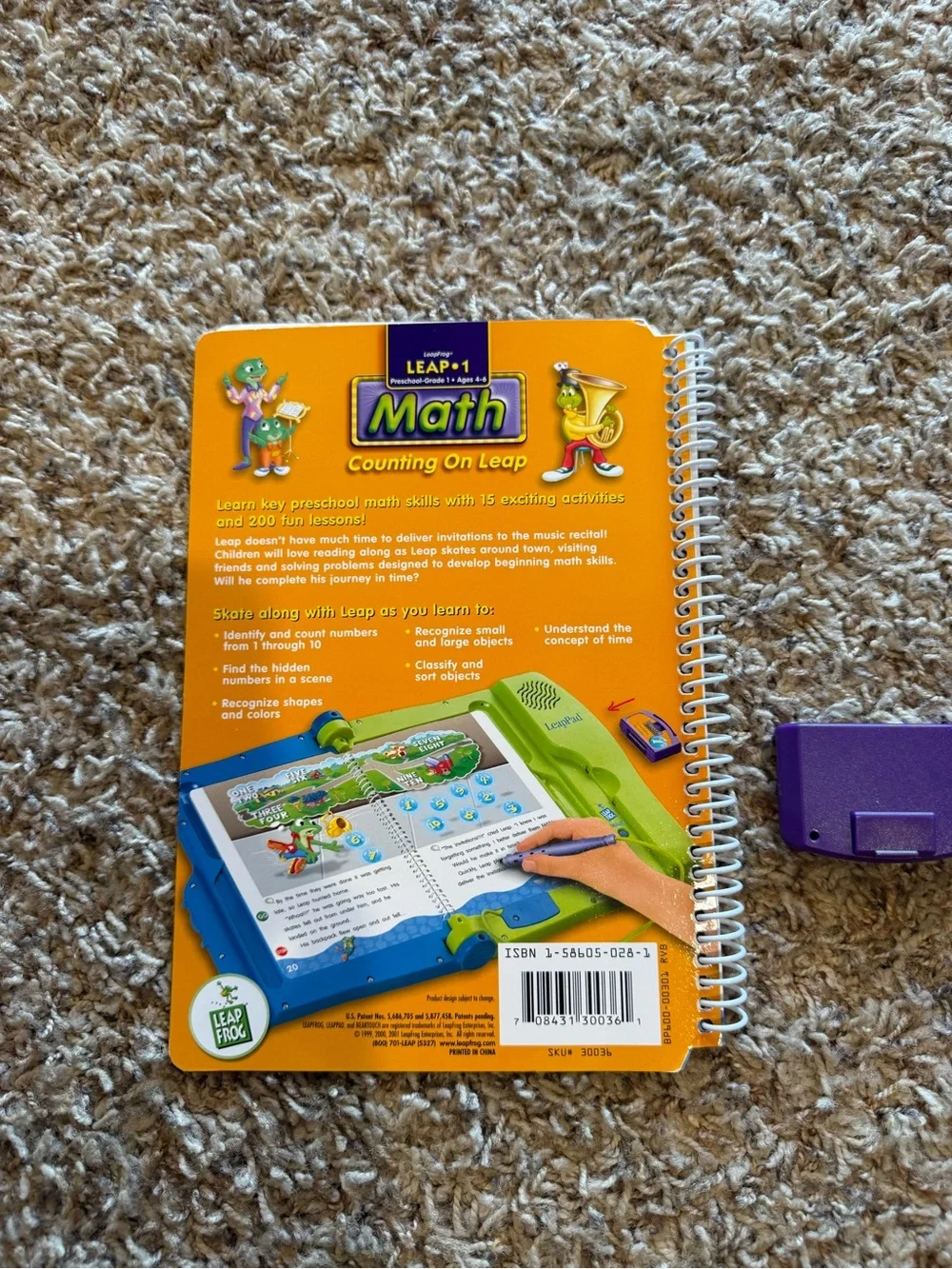 LeapFrog Leap-1 Math Counting on Leap Book & Cartridge